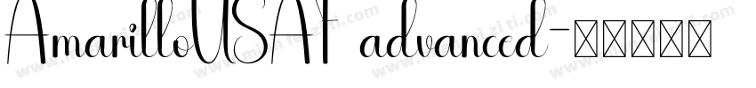 AmarilloUSAF advanced字体转换